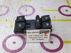 Comando de Vidros Frt / Esq  Volkswagen Golf V   Cv de 2006 - Ref OEM : 1K4959857